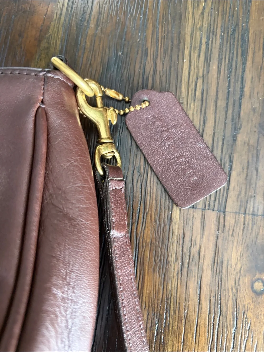 🇺🇸 Vintage Coach Legacy Demi in Mahogany crossbody year 1999 #9154 USA MADE - Picture 8 of 11